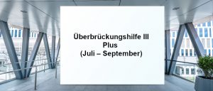 Überbrückungshilfe III Plus (Juli – September 2021) SHBB Basd Oldesloe